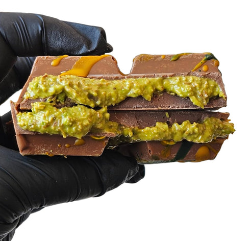 Original XXL Dubai Schokolade mit Pistazien und Kadayif 220g