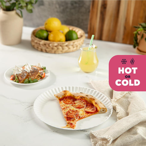 Pappteller – Einweg Teller Eckig und Rund für Party Einweggeschirr Einwegteller Partygeschirr