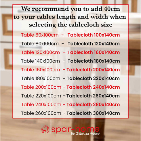 Tischfolie Transparent 0,22mm - 140cm Breite Durchsichtige Tischschutz Tischdecke Folie Abwaschbar für Outdoor Garten