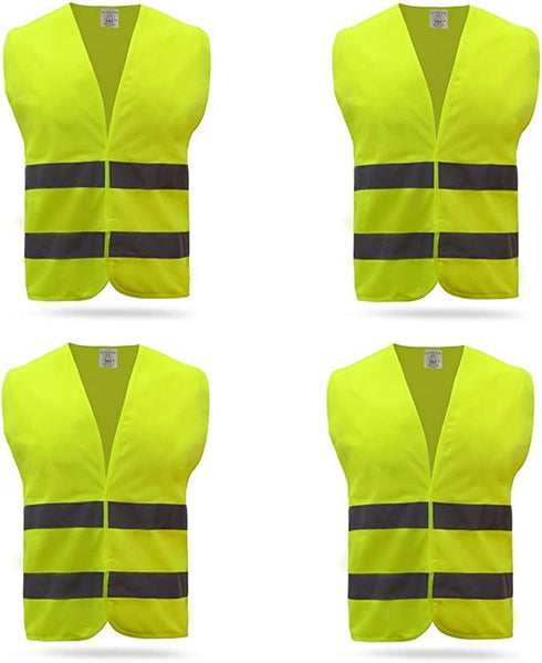 Warnwesten Auto - Warnweste Gelb 2024 EN 471 Europaweit gültig nach EN ISO 20471