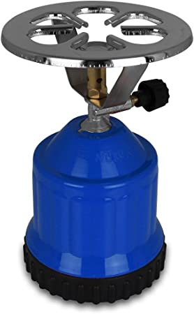 Campingkocher mit 4 Stechgaskartuschen 190g