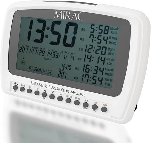 Mirac Ezan Saati Automatische Azan Uhr